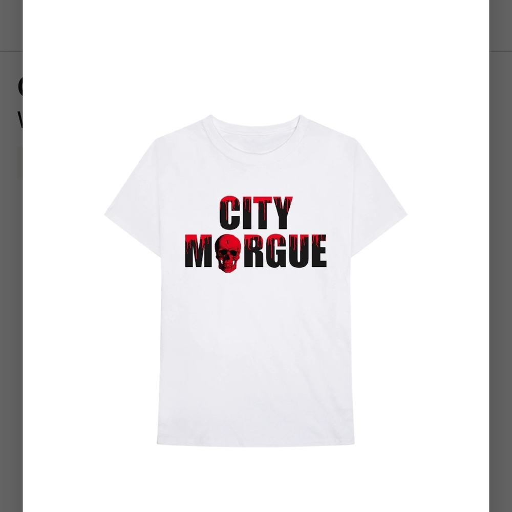 VLONE White and Red Short Sleeve Tee